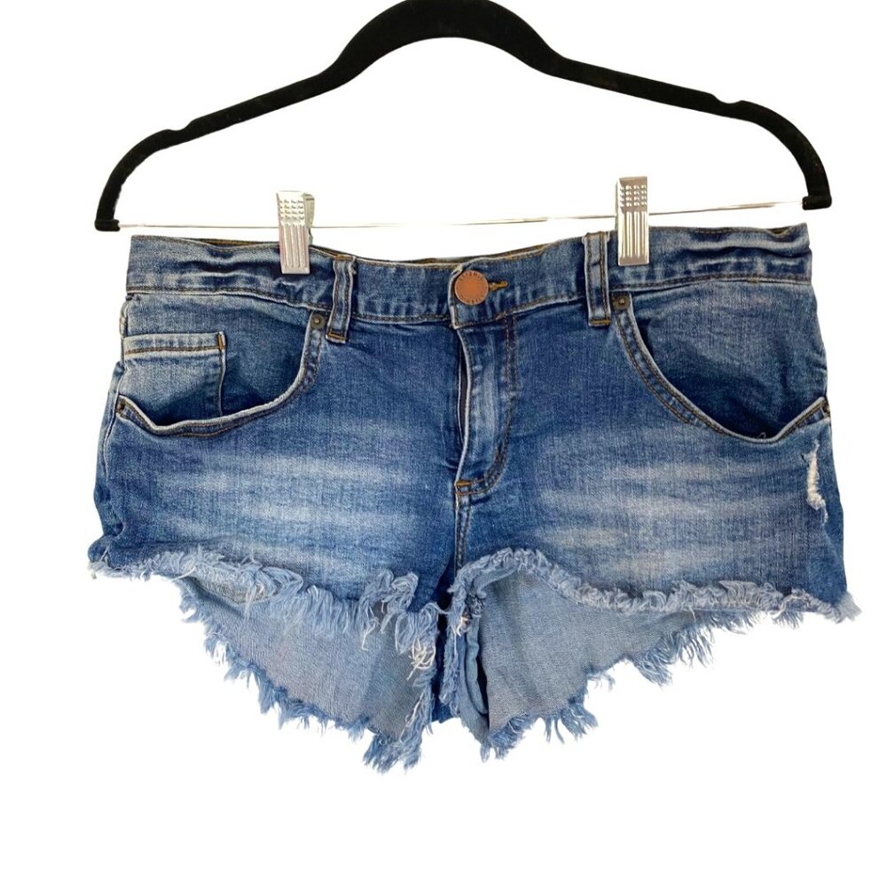 O’Neill Bowie Festival Cutoff Jean Shorts - Size 29 | Light Wash, 100% Cotton